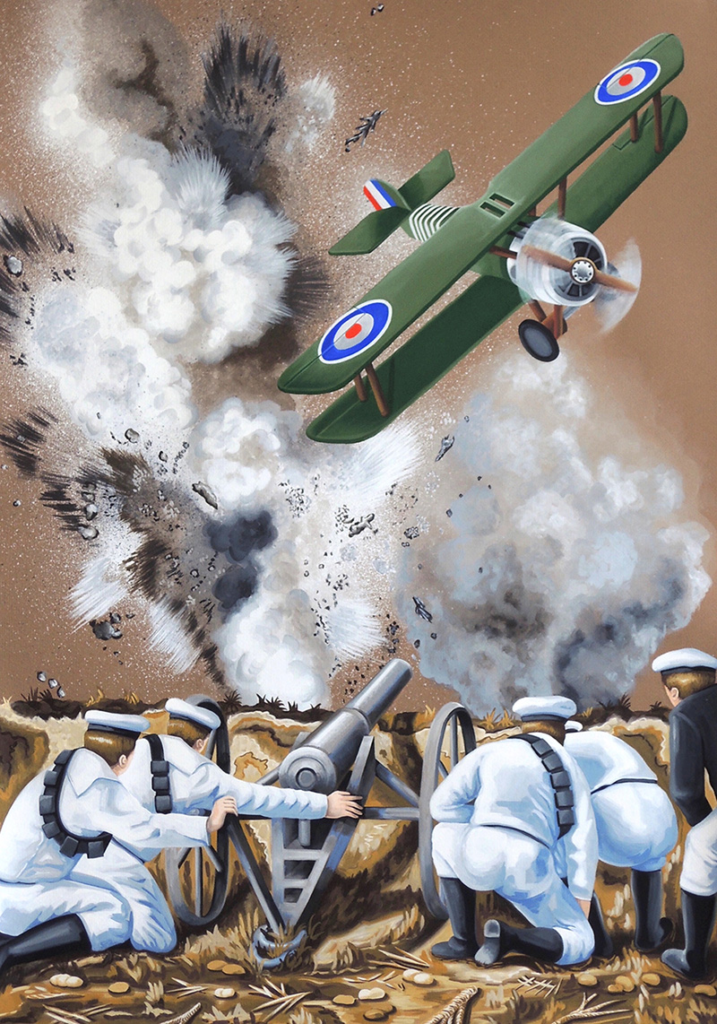 war-20 Flying in Formation on a Fine Day VII. 2015, 100 x 70 cm, gouache on paper.