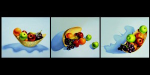 Still Life. 2001, 54 x 65 cm each, oil on canvas.  